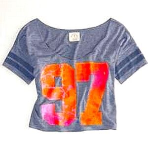 American eagle outfitter vintage varsity 97 crop top